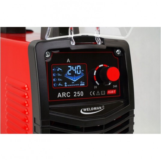 WELDMAN SPAWARKA INWERTOROWA ARC 250 LCD SYN VRD -zdjęcie numer 2