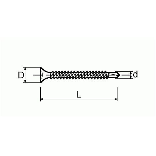 WKRĘT KŚSG 3.5X 35 FOSFAT SAMOWIERCĄCY KG. -zdjęcie numer 2