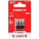 MILWAUKEE GROT PŁASKI 1.2x6.5 SHOCKWAVE 3szt -zdjęcie numer 2