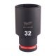 MILWAUKEE NASADKA UDAROWA 1/2" 32mm DŁUGA -zdjęcie numer 1