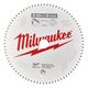 MILWAUKEE PIŁA TARCZOWA 254mm 80Z ALUMINIUM -zdjęcie numer 2