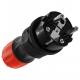 SHARKNES WTYCZKA 2P+Z EVO SCHUKO IP54 SH-70125 -zdjęcie numer 1