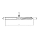 WKRĘT DWUGWINTOWY 8X250mm -zdjęcie numer 2