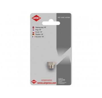 AIRPRESS KOREK GWINT ZEWNĘTRZNY 1/8" 4337500