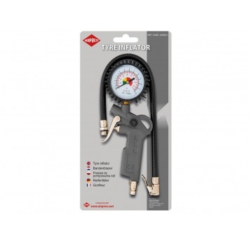 AIRPRESS PISTOLET DO POMPOWANIA Z MANOMETREM