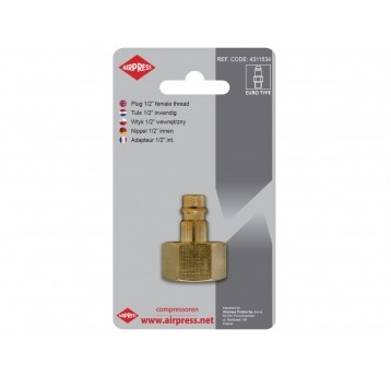 AIRPRESS SZYBKOZŁĄCZKA MĘSKA GW. WEW. 1/2" 46816/B