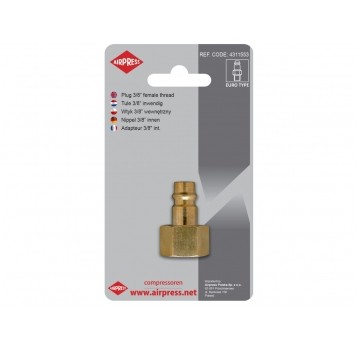 AIRPRESS SZYBKOZŁĄCZKA MĘSKA GW. WEW. 3/8" 46822/B