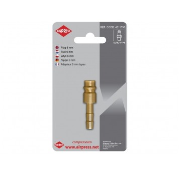 AIRPRESS SZYBKOZŁĄCZKA MĘSKA Z CHOINKĄ 6 46843/B
