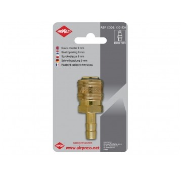 AIRPRESS SZYBKOZŁĄCZKA ŻEŃSK CHOINKA 9mm 46801