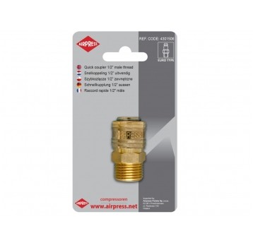 AIRPRESS SZYBKOZŁĄCZKA ŻEŃSK GW. ZEW. 1/2" 46848