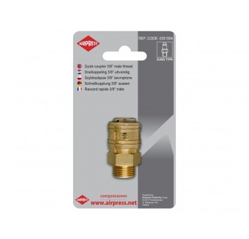 AIRPRESS SZYBKOZŁĄCZKA ŻEŃSK GW. ZEW. 3/8" 46847/B