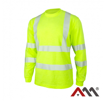 ARTMAS KOSZULKA ODBLASKOWA TREF LONG HT YELLOW 2XL