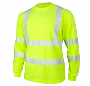 ARTMAS KOSZULKA ODBLASKOWA TREF LONG HT YELLOW L