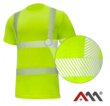 ARTMAS KOSZULKA ODBLASKOWA TREF TT YELLOW r. M