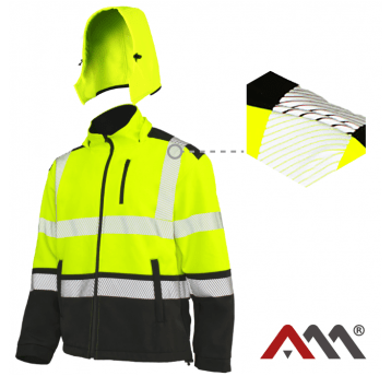 ARTMAS KURTKA SOFTSHELL SOFTREF TT YELLOW AM 2XL