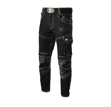 ARTMAS SPODNIE ROBOCZE AM JEANS STRETCH BLACK M