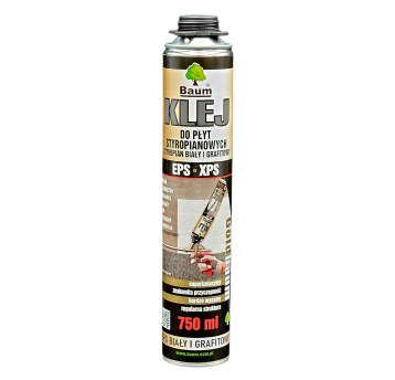 BAUM GOLDBAUM KLEJ DO PŁYT STYROPIAN. SZARY 750ml