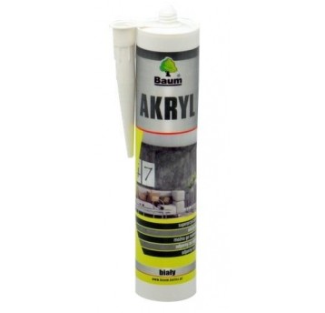 BAUM SILIKON AKRYL BIAŁY 280ml