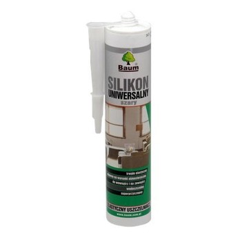 BAUM SILIKON UNIWERSALNY SZARY 280ml