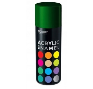 BIODUR SPRAY AKRYL ZIELONY RAL6005 400ml