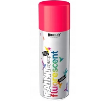 BIODUR SPRAY FLUORES. CZERWONY JASNY RAL3026 400ml