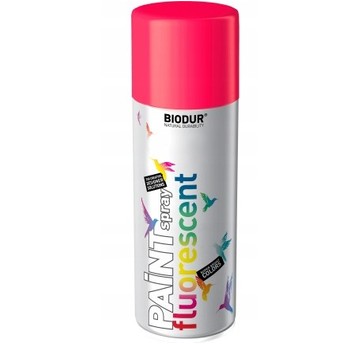 BIODUR SPRAY FLUORES. CZERWONY JASNY RAL3026 400ml