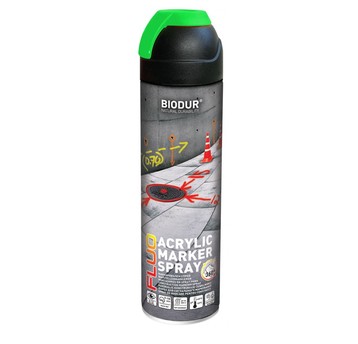 BIODUR SPRAY GEODEZYJNY FLUO ZIELONY 500ml
