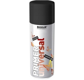 BIODUR SPRAY UNI. PODKŁADOWY CZARNY RAL9011 400ml