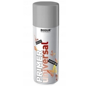 BIODUR SPRAY UNI. PODKŁADOWY SZARY RAL7040 400ml