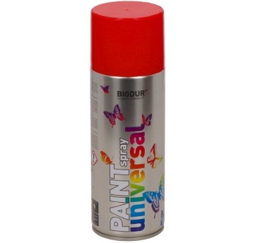 BIODUR SPRAY UNI. RAL3020 CZERWONY DROGOWY 400ml