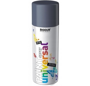 BIODUR SPRAY UNI. RAL7024 SZARY CIEMNY 400ml