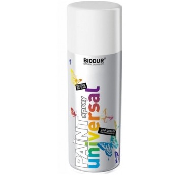 BIODUR SPRAY UNI. RAL9003 BIAŁY SYGN. POŁYSK 400ml