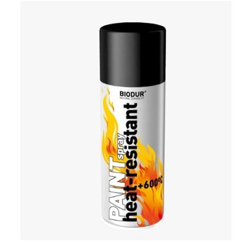 BIODUR SPRAY ŻAROODPORNY CZARNY 400ml