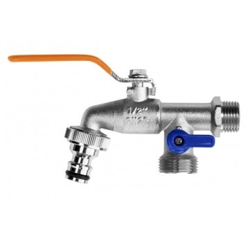 BRADAS KRAN KULOWY GZ 1/2" 2 X GZ3/4"+NYPEL DO SZY