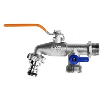 BRADAS KRAN KULOWY GZ 3/4" 2 X GZ 1"+NYPEL DO SZYB