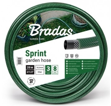 BRADAS WĄŻ OGRODOWY ZIELONY SPRINT 3/4" 20m