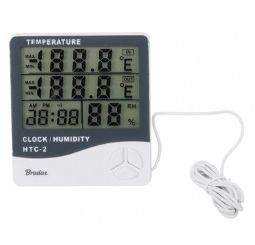 BRADAS WEWNĘTRZNA STACJA POGODOWA Z ZEW.CZUJ.TEMP.