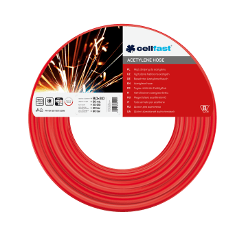 CELLFAST WĄŻ DO ACETYLENU 9.0mm 3mm