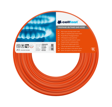 CELLFAST WĄŻ DO GAZU PROPAN-BUTAN 9mm 2,5mm