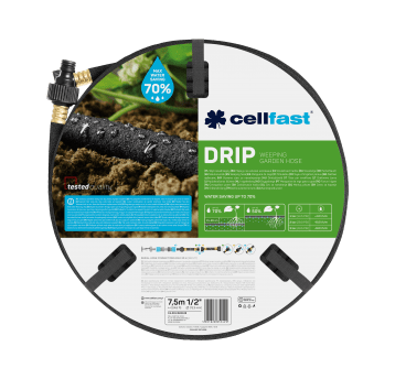 CELLFAST WĄŻ NAWADNIAJĄCY DRIP 1/2" 7,5m 19-001N