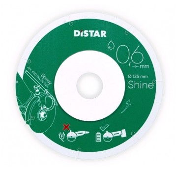 DISTAR TARCZA DIAM 125x0,6X6X22X23 1A1R SHINE