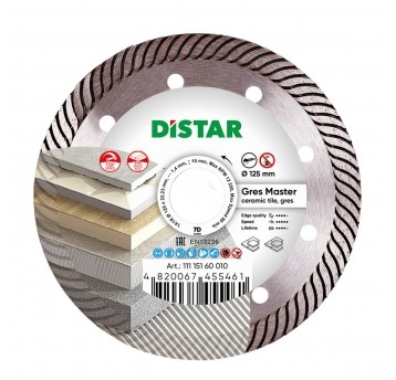 DISTAR TARCZA DIAM 125x1,4 1A1R GRES MASTER