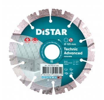 DISTAR TARCZA DIAM 125x2,2 TECHNIC ADVENCED