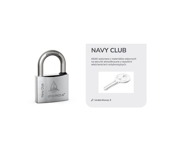 GERDA KŁÓDKA NIERDZEWNA NAVY CLUB KCNP 50