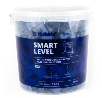 KUBALA SMART LEVEL KLIPSY 1.0mm 800szt 1885