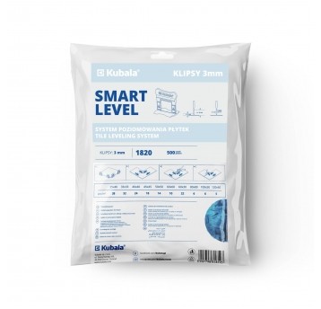 KUBALA SMART LEVEL KLIPSY 3.0mm 500szt 1820