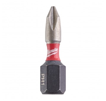 MILWAUKEE GROT PH1 25mm - 2 PAK SHOCKWAVE BLISTER