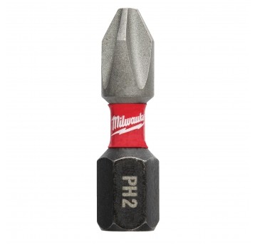 MILWAUKEE GROT PH2 25mm SHOCKWAVE BLISTER