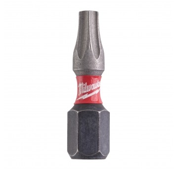 MILWAUKEE GROT TORX TX20 25mm 2-PAK SHOCKWAVE BL