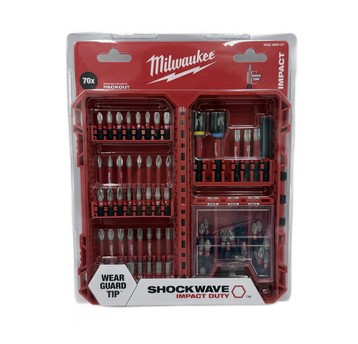 MILWAUKEE KOMPLET BITÓW UDAROWYCH 70szt 4932492007